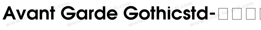 Avant Garde Gothicstd字体转换